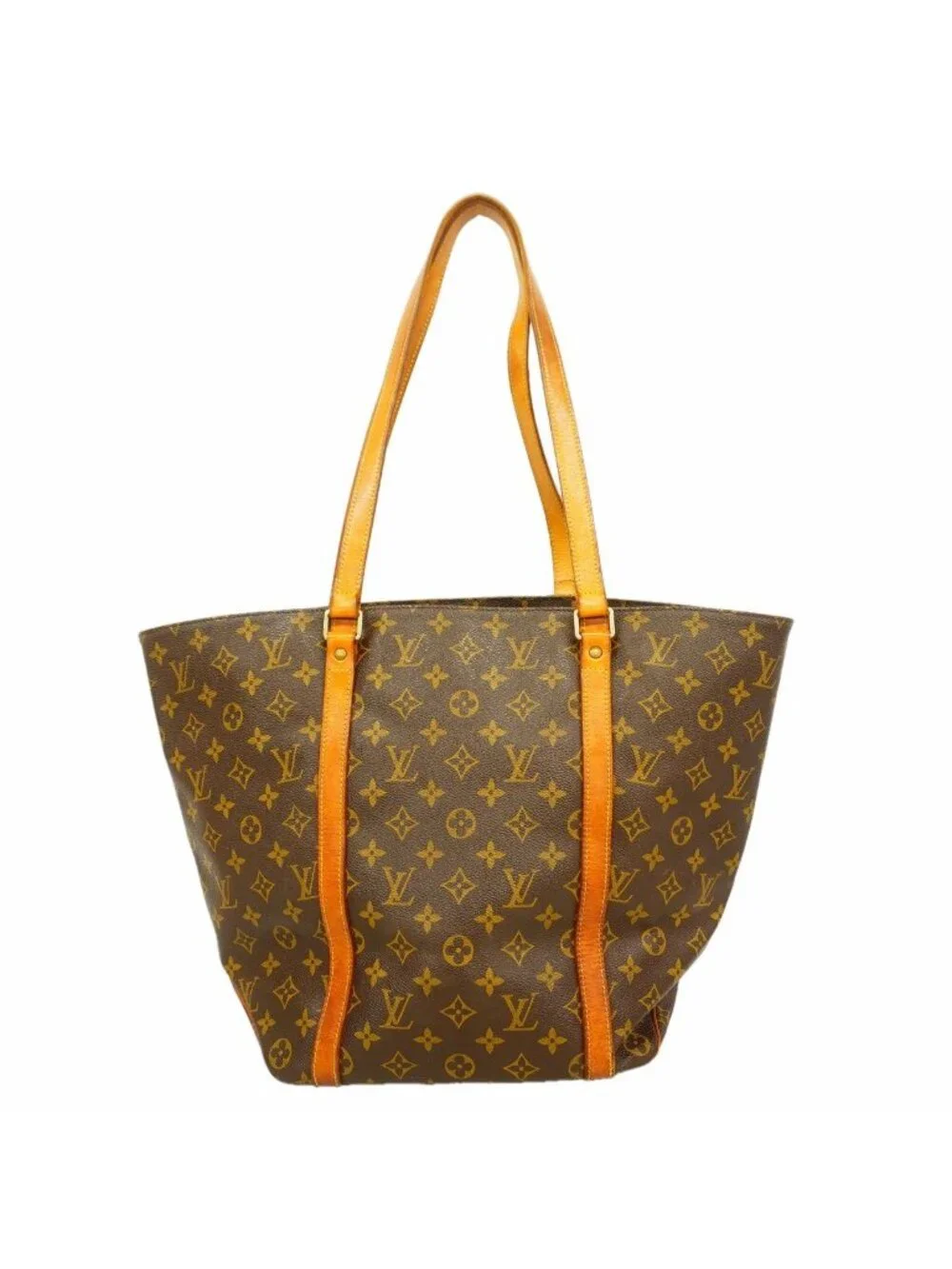 Louis Vuitton Tote Bag Monogram Sac Shopping Brown